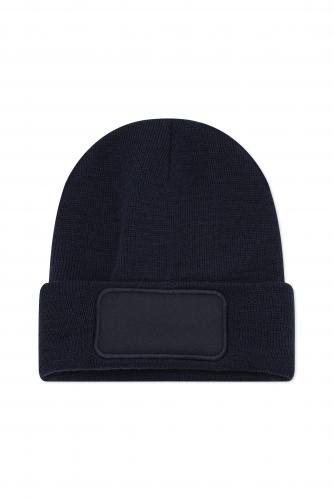 Mütze Strick mit Veredlungspatch 