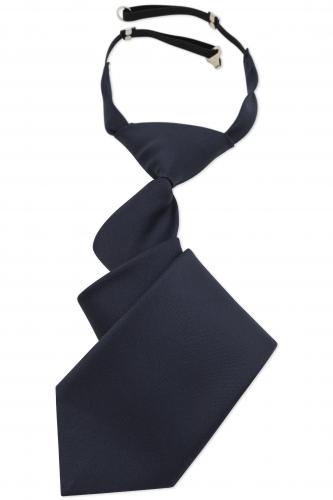Krawatte uni mit Gummizug 
