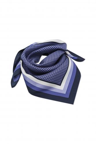 Halstuch gemustert, Seide 