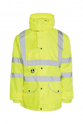 Jacke Warnschutz 7 in 1 einfarbig 