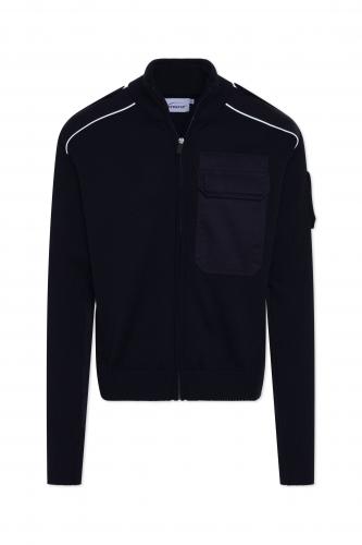 Strickjacke Einsatz Reflex Unisex 