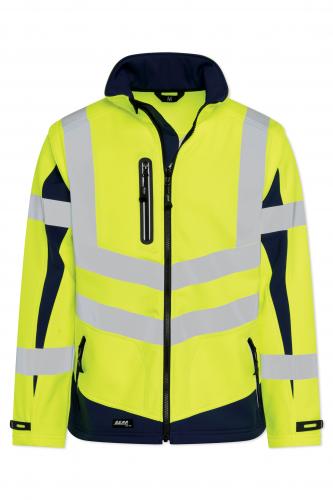 Jacke Warnschutz Softshell 2 in 1 