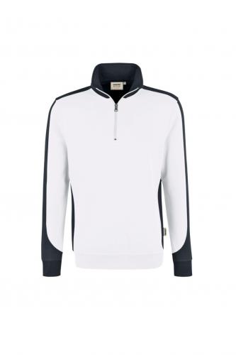 Zip-Sweatshirt Hakro Unisex Contrast Mikralinar®  #476 